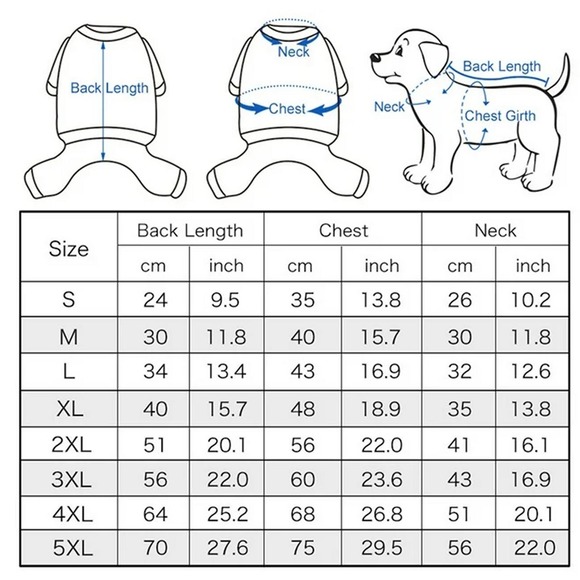 2 x Lightweight Fleece Dog Hoodie Outfit - Striped Off-White & Gray - Medium - Picture 8 of 9